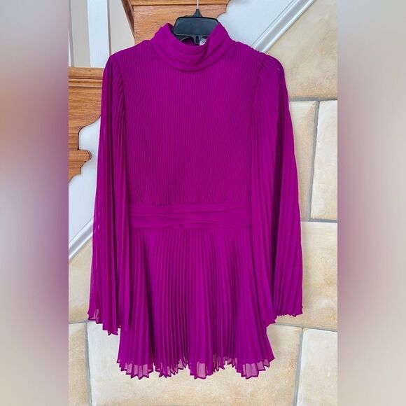 Milly vibrant purple mini dress - Picture 1 of 6